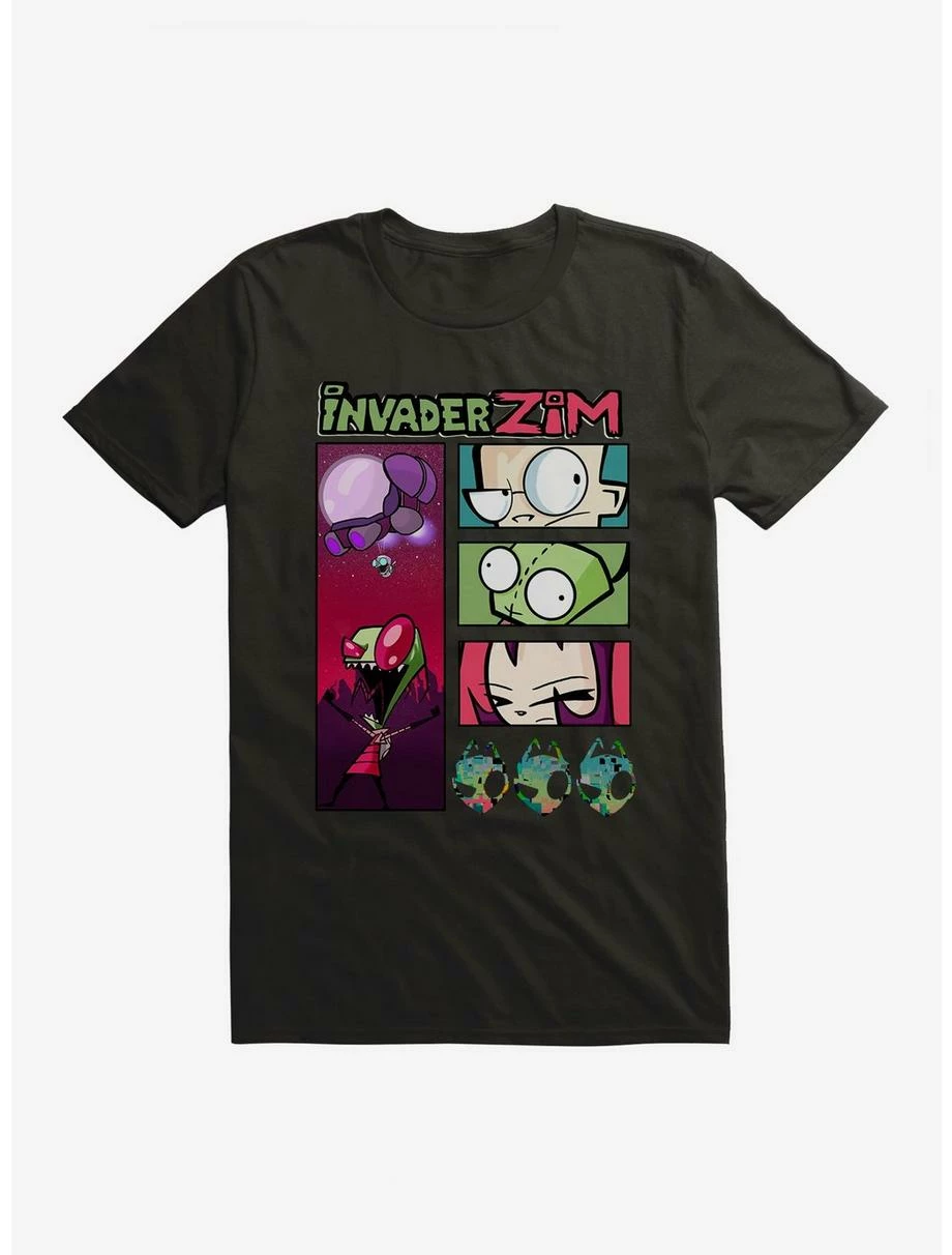 Cartoons Nickelodeon Nick Rewind Invader Zim Grid T-Shirt 1 Cartoons Nickelodeon Nick Rewind Invader Zim Grid T-Shirt