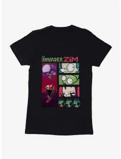 Cartoons Nickelodeon Nick Rewind Invader Zim Grid Womens T-Shirt