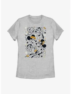Cartoons Disney Mickey Mouse & Friends Happiest Halloween Womens T-Shirt