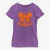 Cartoons Disney Mickey Mouse Pumpkin Head Youth Girls T-Shirt