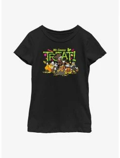 Cartoons Disney Mickey Mouse & Friends We Choose Treat Youth Girls T-Shirt