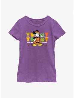 Cartoons Disney Mickey Mouse Yummy Candy Party Youth Girls T-Shirt