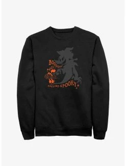 Cartoons Disney Minnie Mouse Feeling Spooky Shadow Sweatshirt