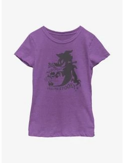 Cartoons Disney Minnie Mouse Feeling Spooky Shadow Youth Girls T-Shirt