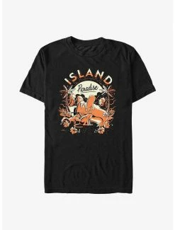 Cartoons The Simpsons Island Paradise Family T-Shirt