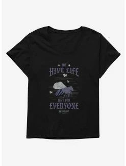 Horror Wednesday The Hive Life Isn't For Everyone Womens T-Shirt Plus Size