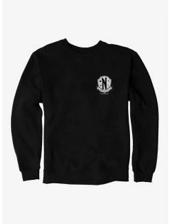 Horror Wednesday Nevermore Academy Crest Sweatshirt
