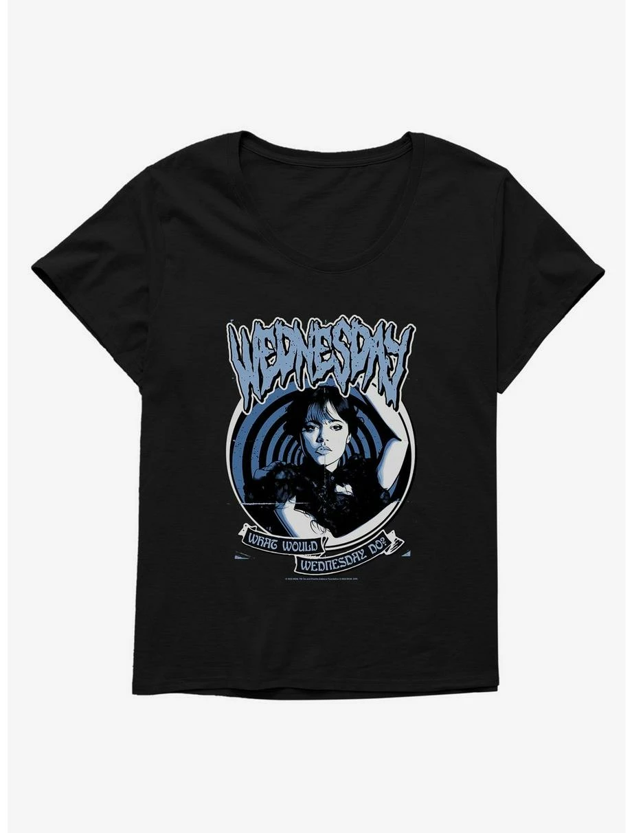 Horror Wednesday Dance Womens T-Shirt Plus Size 1 Horror Wednesday Dance Womens T-Shirt Plus Size