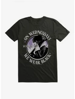 Horror Wednesday Cello We Wear Black T-Shirt