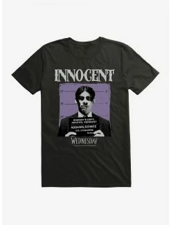 Horror Wednesday Innocent Gomez Mug Shot T-Shirt