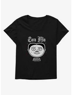 Horror Addams Family Movie Cara Mia Womens T-Shirt Plus Size