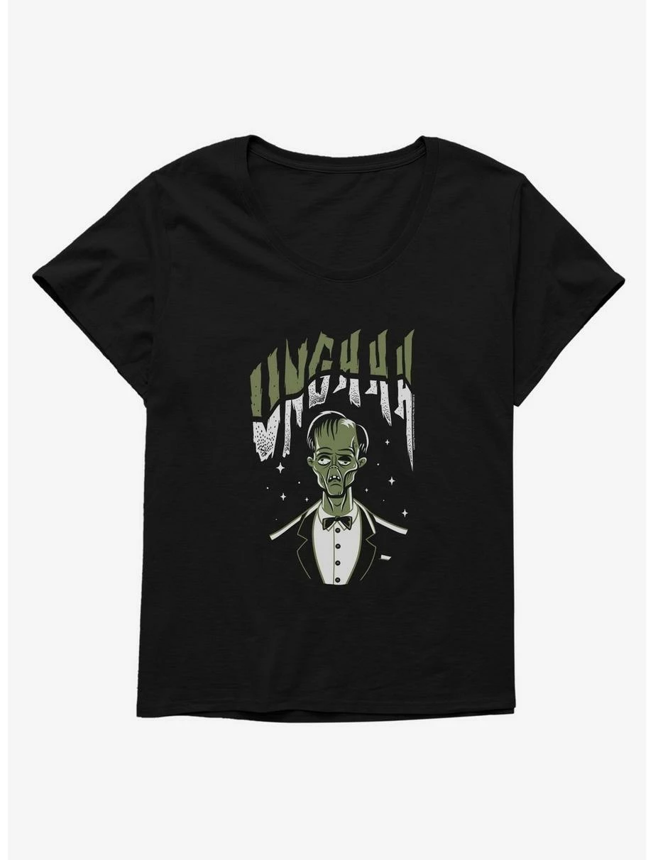 Horror Addams Family Movie Caricature Lurch Unghhh Womens T-Shirt Plus Size 1 Horror Addams Family Movie Caricature Lurch Unghhh Womens T-Shirt Plus Size