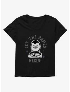 Horror Addams Family Movie Games Begin Womens T-Shirt Plus Size