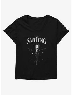 Horror Addams Family Movie I Am Smiling Womens T-Shirt Plus Size