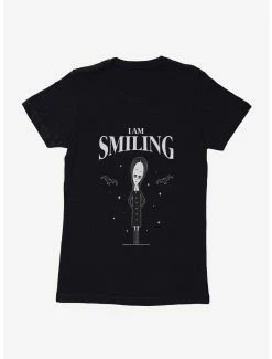 Horror Addams Family Movie I Am Smiling Womens T-Shirt
