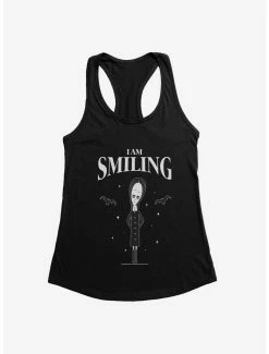 Horror Addams Family Movie I Am Smiling Womens Tank Top