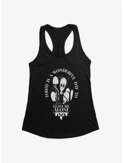 Horror Addams Family Movie Leave Me Alone Womens Tank Top