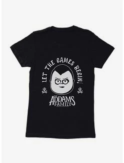 Horror Addams Family Movie Let The Games Begin Womens T-Shirt